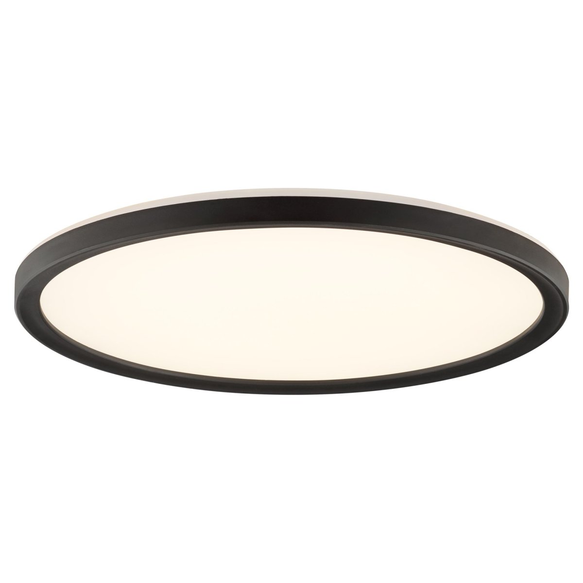 Avola Ø42 Svart plafond Fra Brilliant - Avola er en stilig taklampe med et hvitt lyspanel og svart ramme som gir et moderne og minimalistisk utseende.