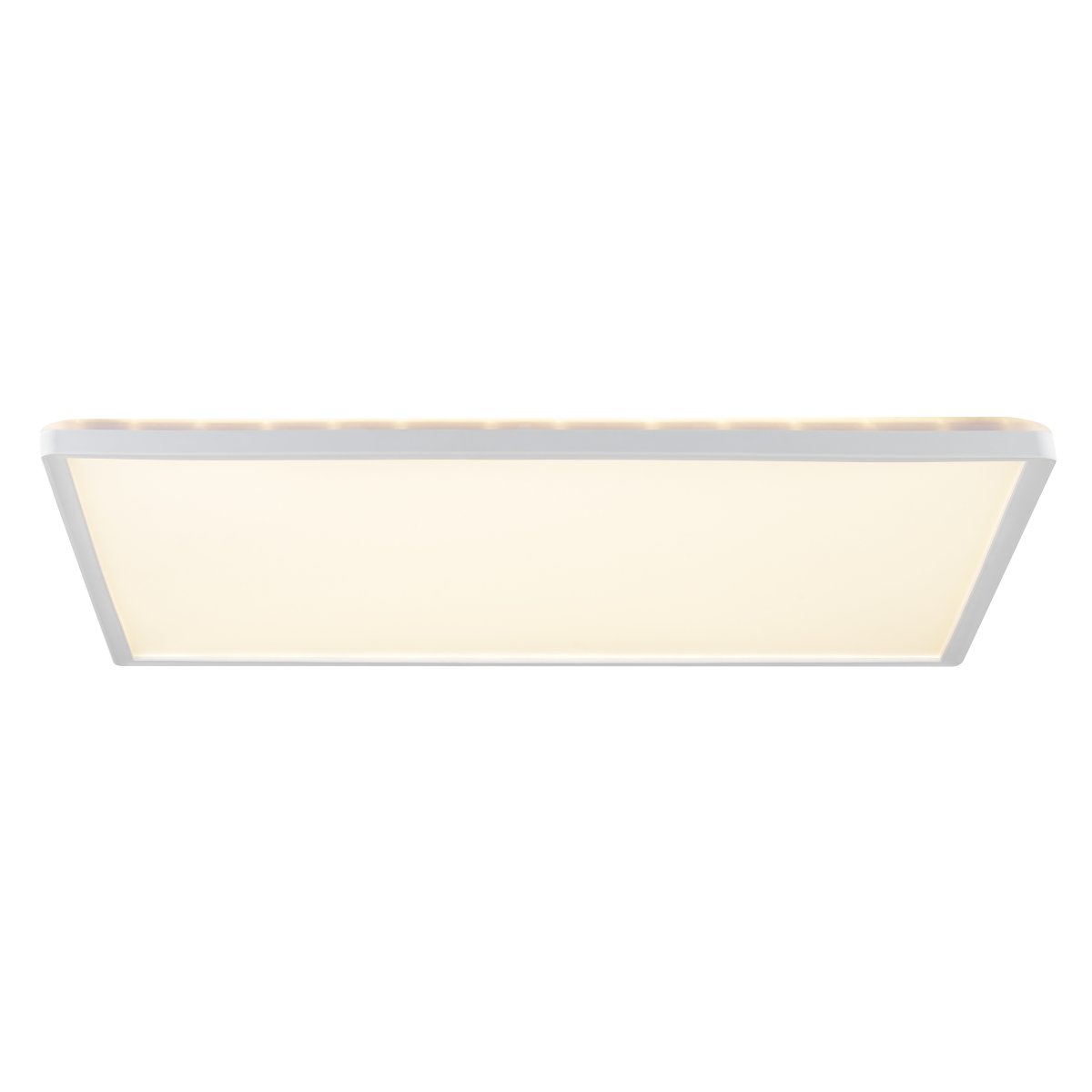 Avola 56cm Hvit plafond Fra Brilliant - Avola er en moderne taklampe laget utelukkende av plast, med en hvit ramme som elegant omgir et integrert LED-panel.