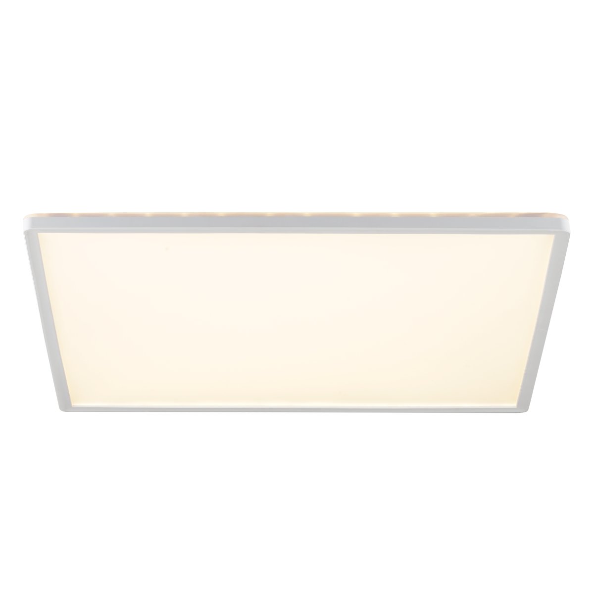 Avola 56cm Hvit plafond Fra Brilliant - Avola er en moderne taklampe laget utelukkende av plast, med en hvit ramme som elegant omgir et integrert LED-panel.