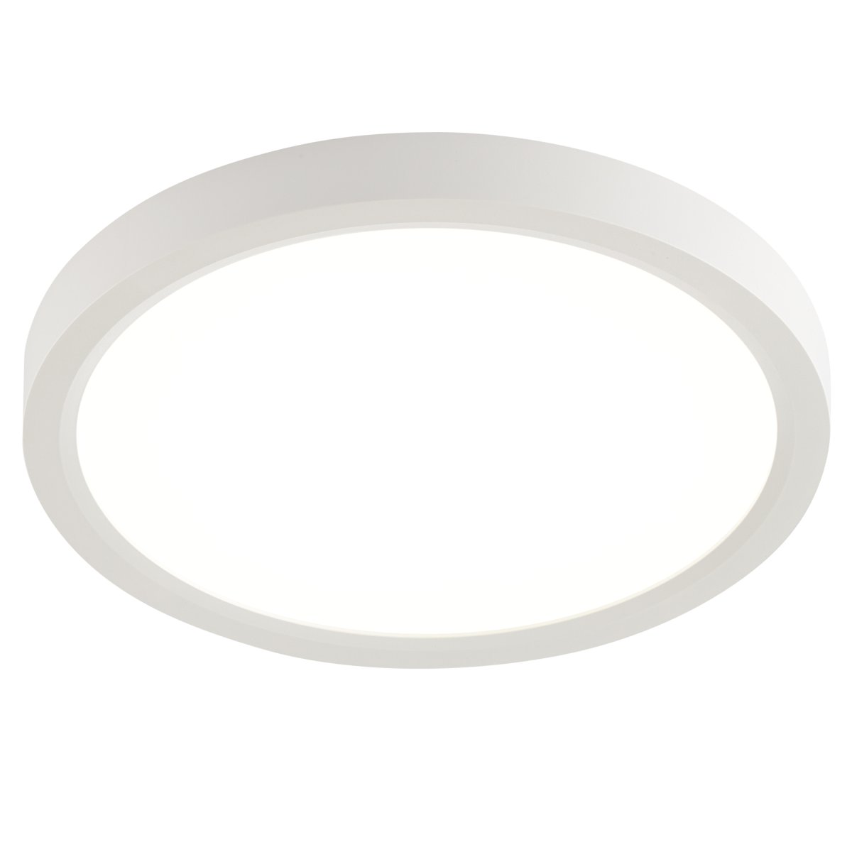 Galo Ø23cm Hvit plafond Fra Brilliant - Med en lysstyrke på 1700 lumen og en hvit glød på 4000K gir lampen et sterkt og jevnt lys som er perfekt for rom der du trenger å se klart – uten at det går på bekostning av atmosfæren.