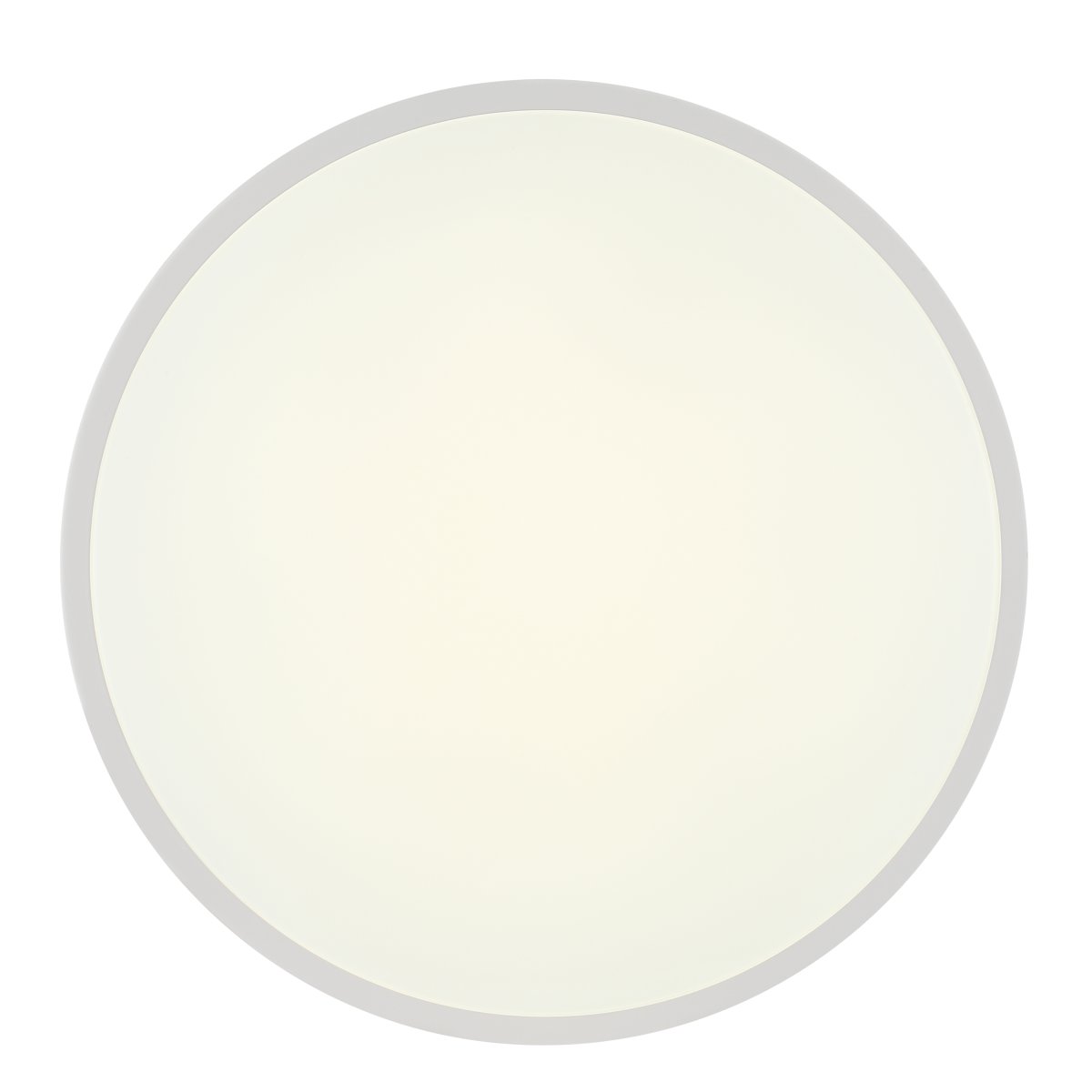 Slimline Ø40 Hvit plafond Fra Brilliant - Slimline er en stilig taklampe i plast og metall, designet med en hvit ramme og hvitt LED-panel for et moderne utseende som passer perfekt inn på soverom eller andre stille omgivelser.