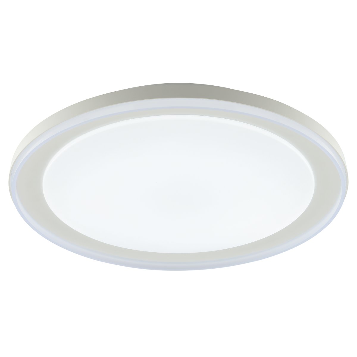 Pederson Ø45 Hvit plafond Fra Brilliant - Pederson er en stilig taklampe i plast og metall, designet med en hvit ramme og hvitt LED-panel for et moderne utseende som passer perfekt inn i soverom eller andre stille omgivelser.
