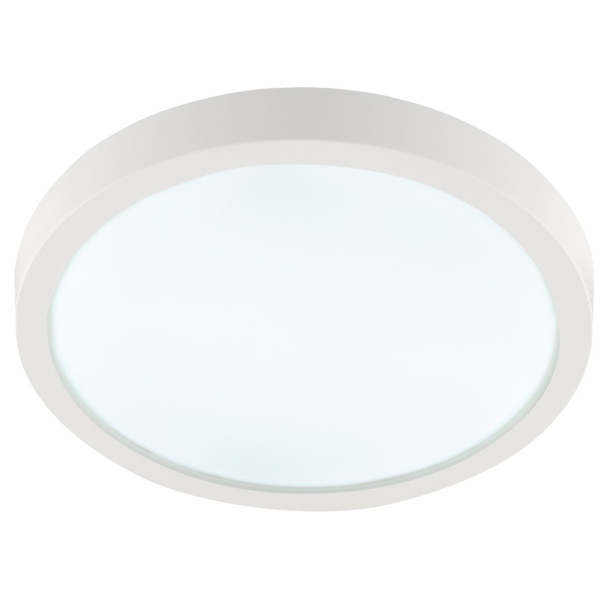 Jade Ø28cm Hvit baderomslampe Fra Brilliant - Lampen er IP44-klassifisert og er ideell for bad, vaskerom eller andre v&aring;trom der h&oslash;y lysstyrke og holdbarhet er p&aring;krevd.