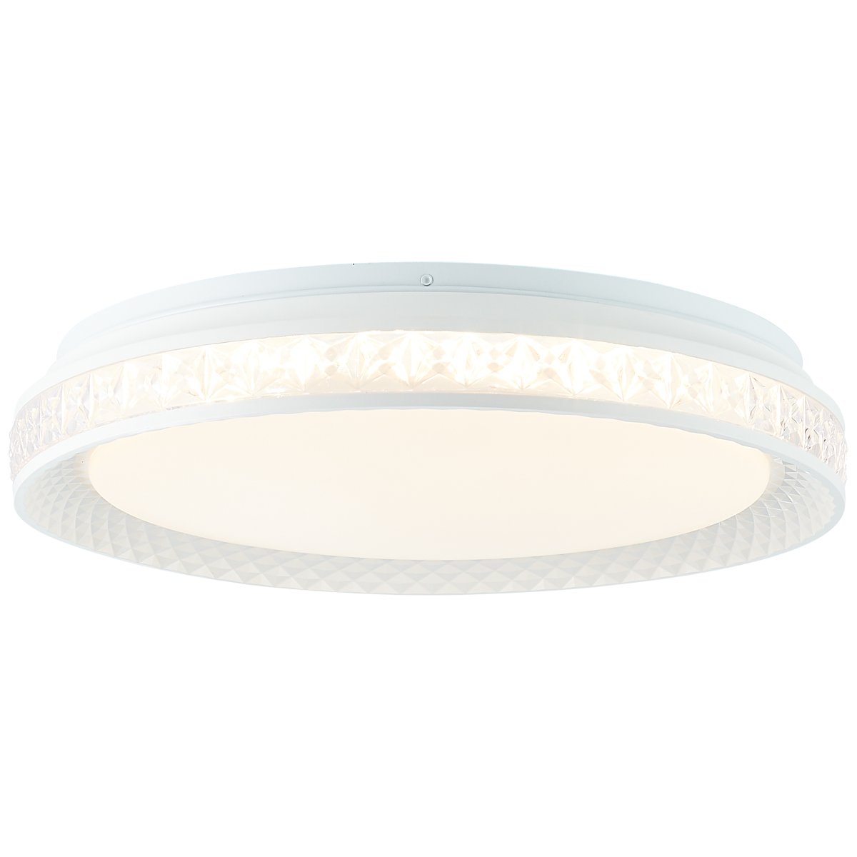 Burlie Ø40 Hvit plafond Fra Brilliant - Burlie er en stilig taklampe med et elegant design.