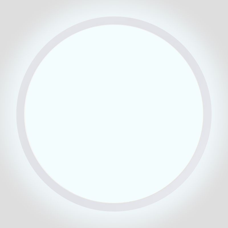 Tanida Ø42 Hvit plafond Fra Brilliant - Den hvite skjermen har integrert LED med en lysstyrke p&aring; 2900 lm som kan dimmes med den medf&oslash;lgende fjernkontrollen.