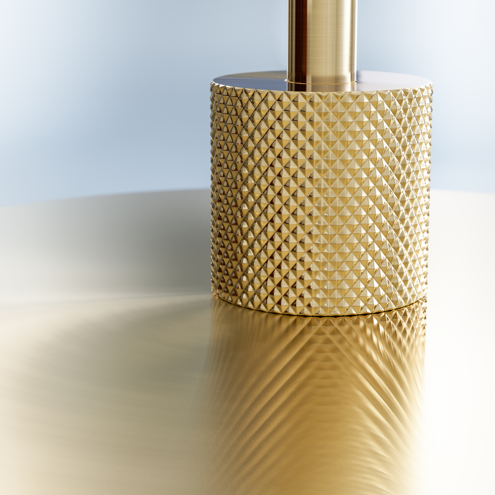 Gil il Grande 37cm Messing bordlampe Fra Herstal - 