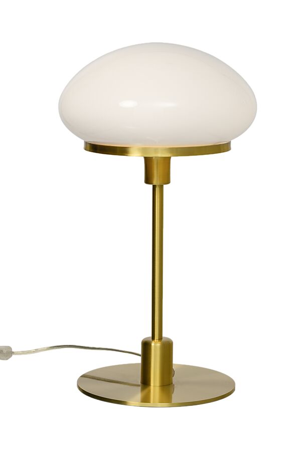 New August 48cm Matt messing bordlampe Fra Aneta Lighting - Ny august stilig bordlampe i klassisk modell i mer moderne design.