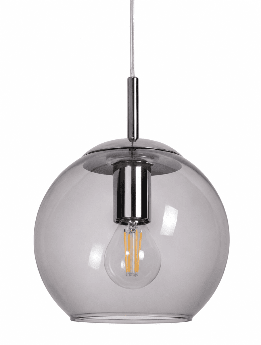  Globi Ø15 Krom/røkt vinduslampe Fra Nordic Lighting - Globi vinduslampe er en stilig og moderne lampe som gir rommet en varm og koselig f&oslash;lelse.