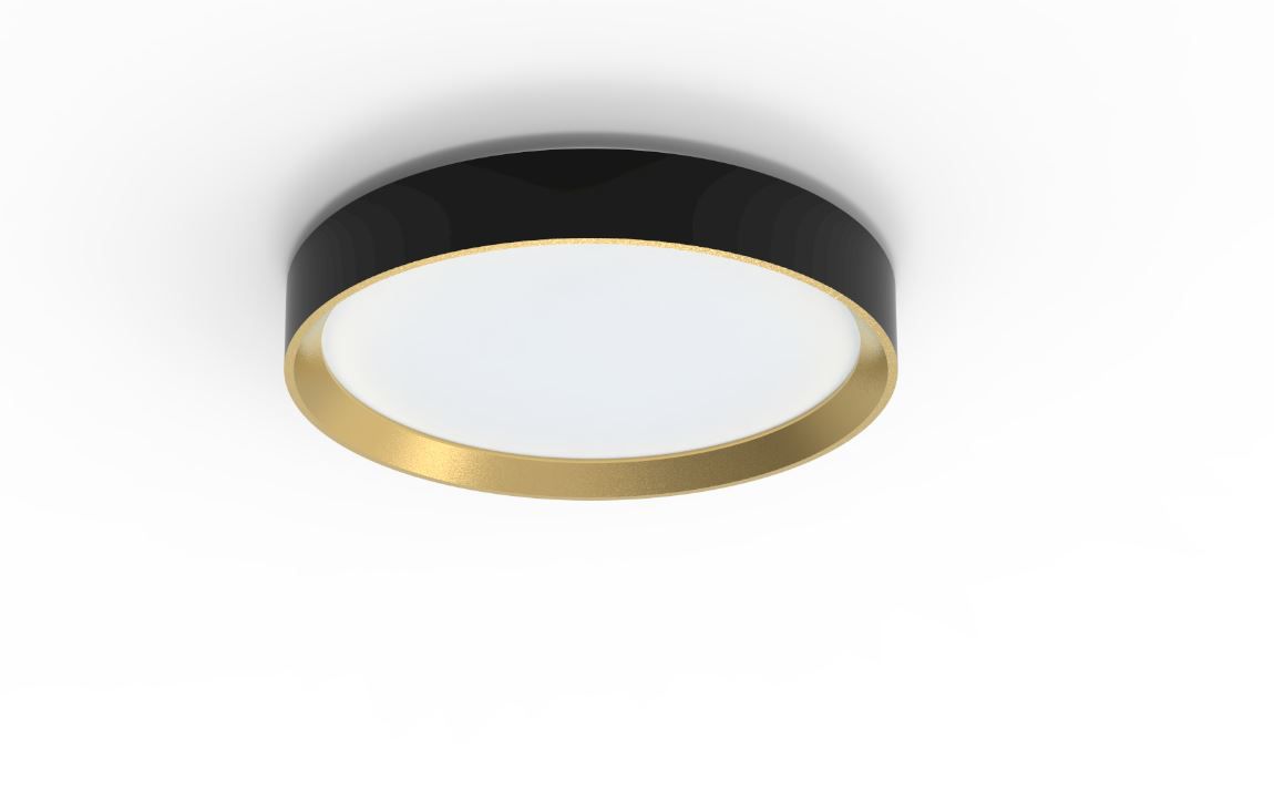 Hanno Ø38 Svart plafond Fra Philips - Philips Hanno SceneSwitch LED-taklampen gir deg tre lysstyrkenivåer som er perfekte for enhver anledning.