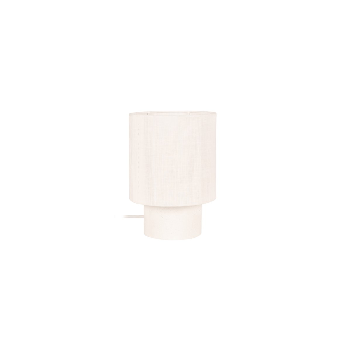 Tissaja 28cm Hvit bordlampe Fra Lucide - Resultatet er en varm og innbydende belysning som passer perfekt p&aring; nattbordet, i vinduet eller p&aring; et skjenk i stuen.