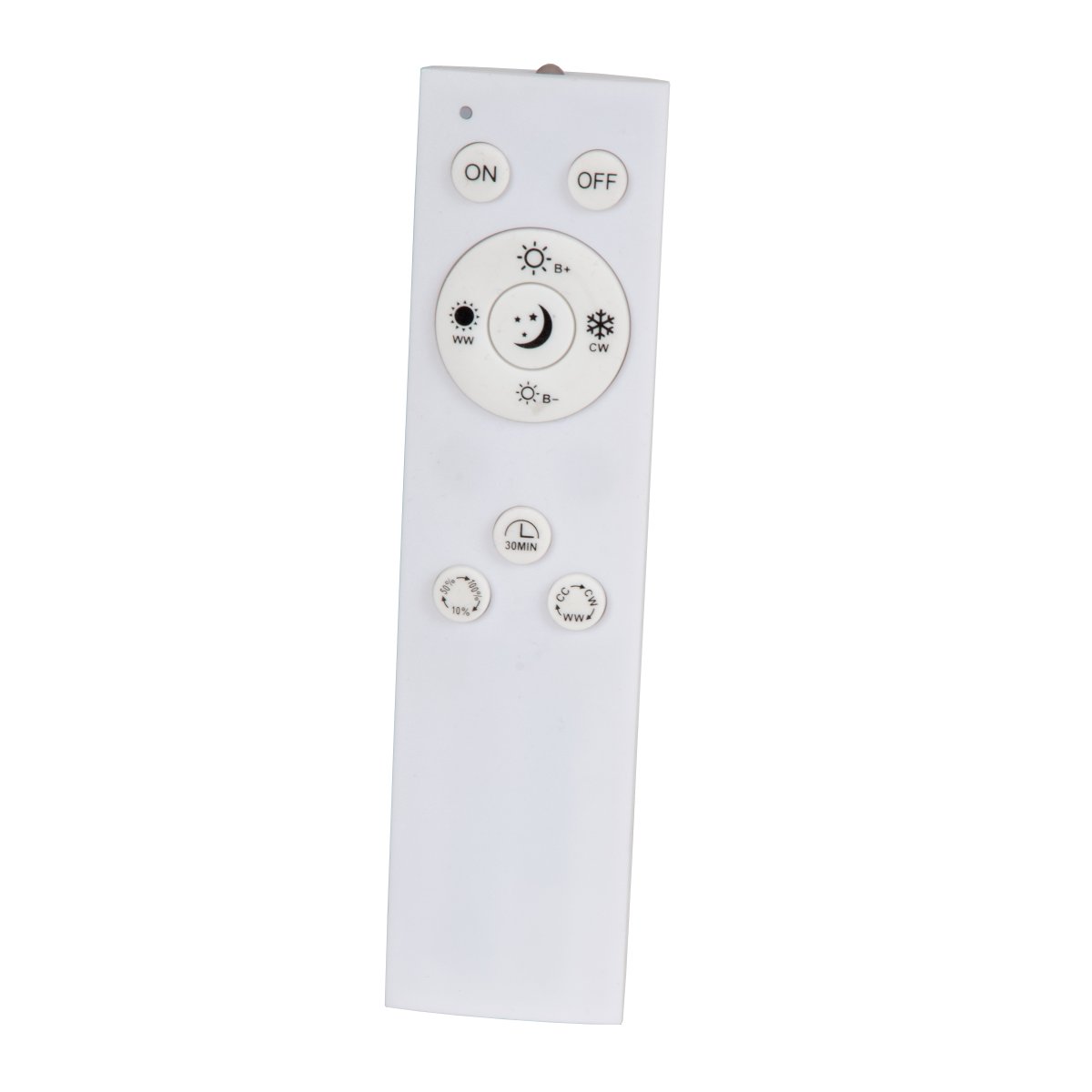 Elly 80cm Svart plafond Fra Lucide - Takket v&aelig;re den medf&oslash;lgende fjernkontrollen kan du justere fargetemperaturen mellom 2700K og 4000K og regulere lysstyrken for &aring; skape den rette atmosf&aelig;ren i rommet.