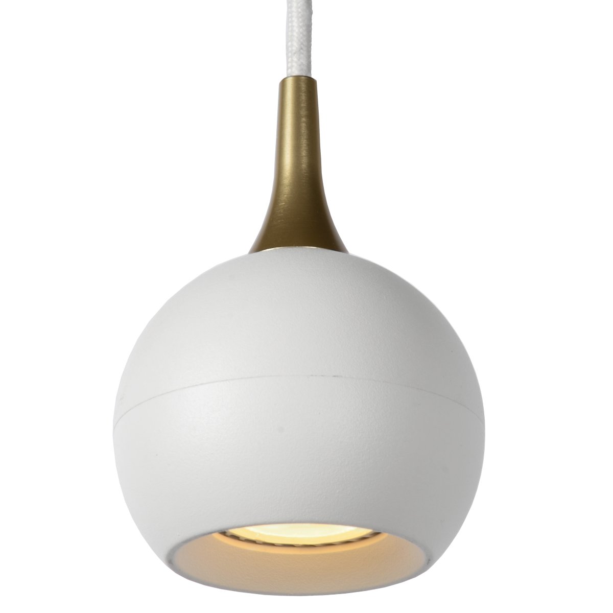Favori 100cm Hvit Taklampe Fra Lucide - Den robuste metallrammen gir Favoriti en tidl&oslash;s karakter som passer inn i de fleste interi&oslash;rer.