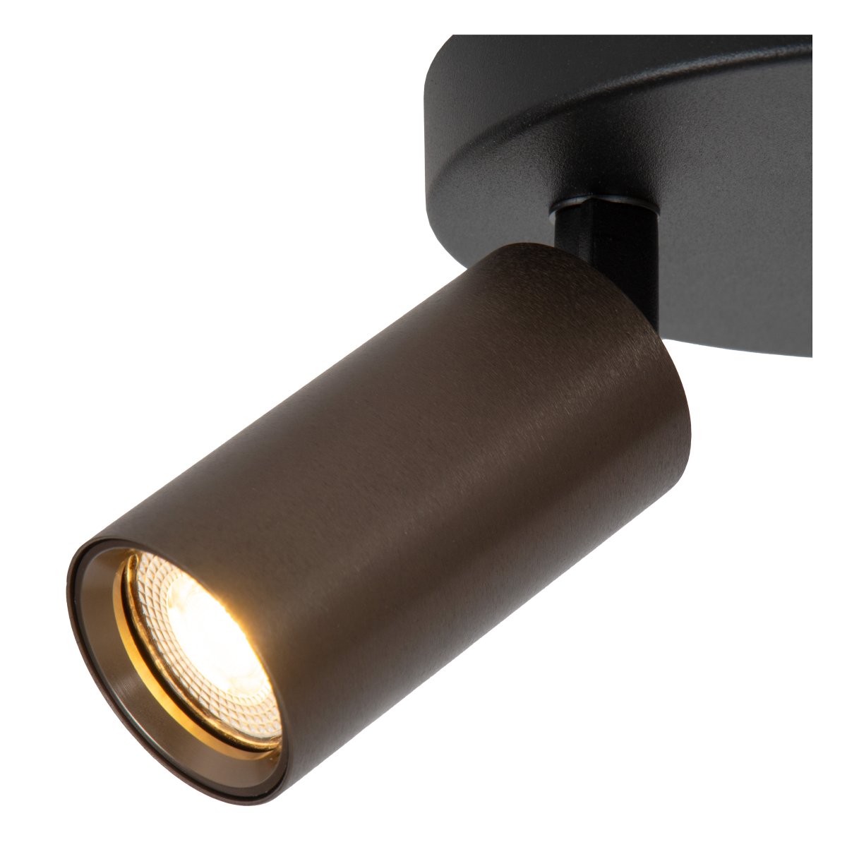 Ritmo 3 Brun spotlight Fra Lucide - Ritmo spotlight kombinerer stilig design med moderne funksjonalitet.