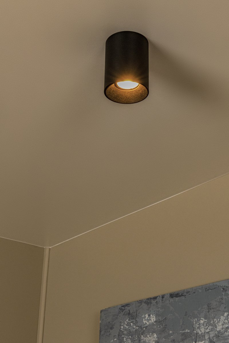 Gerti Svart spotlight Fra Lucide - Gerti er en stilig spotlight laget av metall i svart som gir et moderne og sofistikert uttrykk.