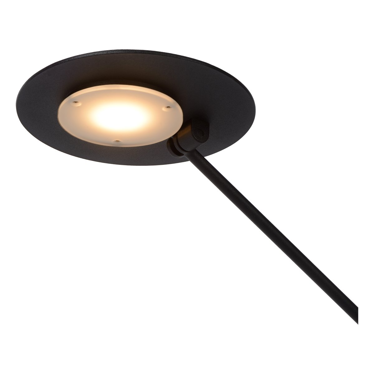 Anselmo 50cm Svart skrivebordslampe Fra Lucide - Skjermen og armen kan roteres for &aring; rette lyset etter behov, og h&oslash;yden er ogs&aring; justerbar mellom 24&ndash;50 cm, noe som gj&oslash;r den fleksibel i alle arbeidsmilj&oslash;er.