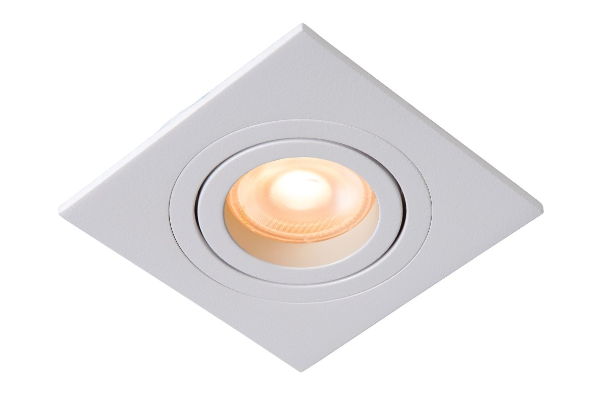 Tube spotlight GU10 Hvit Fra Lucide - Den er designet for &aring; enkelt integreres i himlinger og passer perfekt i moderne milj&oslash;er som stuer, ganger eller soverom.
