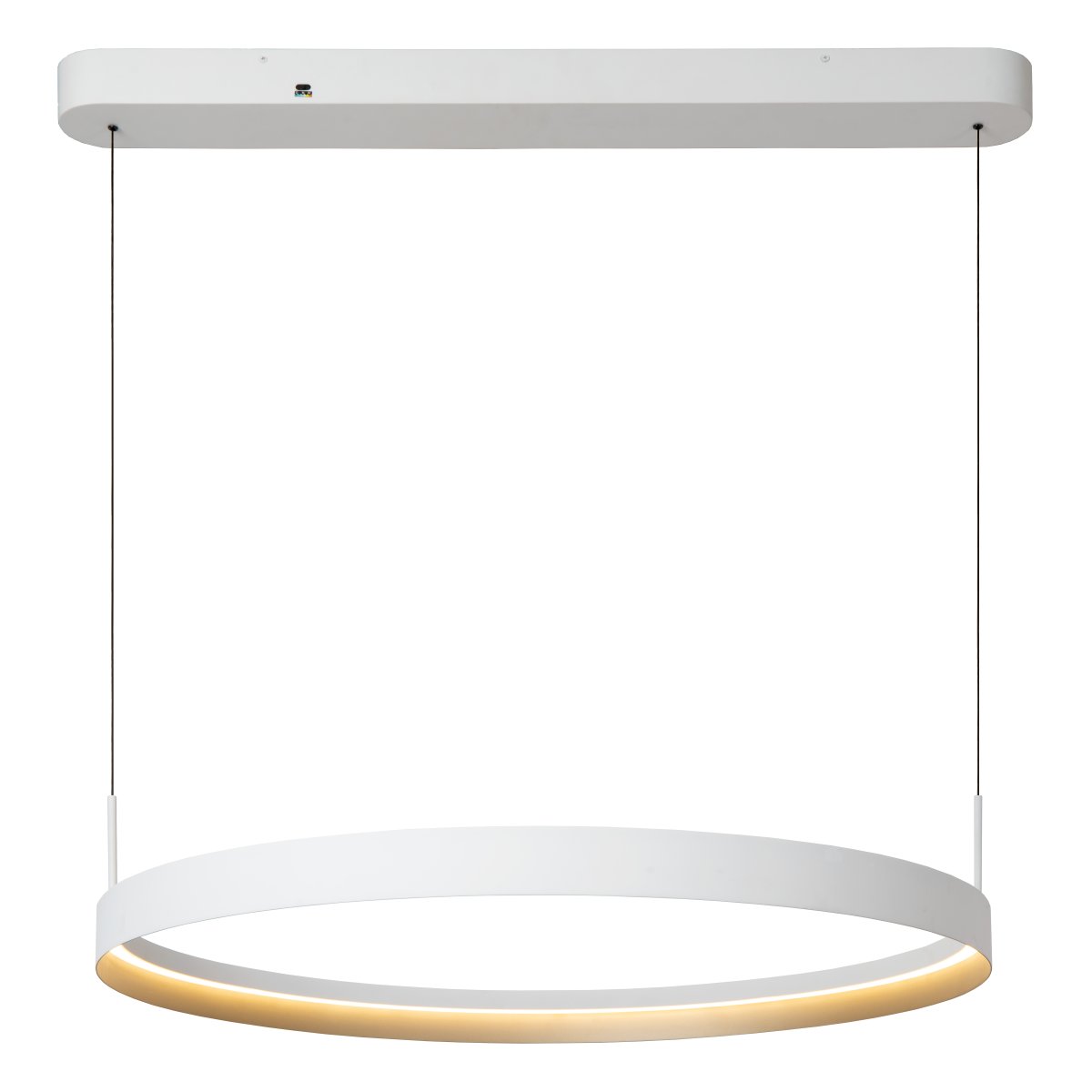 Radiant Ø80 Hvit Taklampe Fra Lucide - Radiant er en stilig taklampe i hvitt metall med et moderne og luftig design.