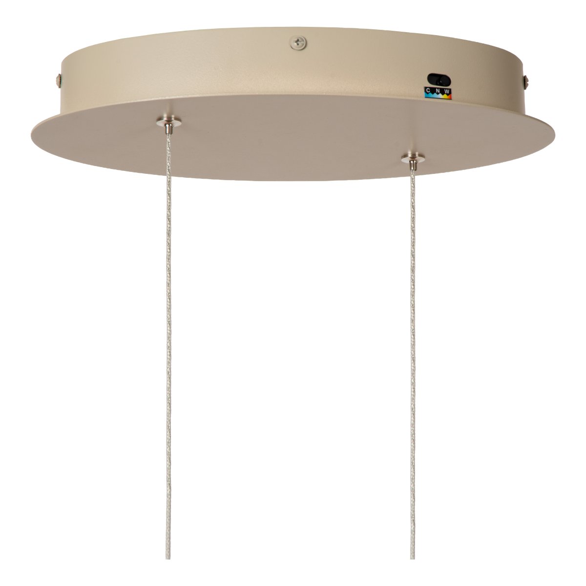 Menuet 110cm Beige Taklampe Fra Lucide - Menut er en elegant taklampe i beige metall med en myk, organisk form som gir et moderne og luftig uttrykk.