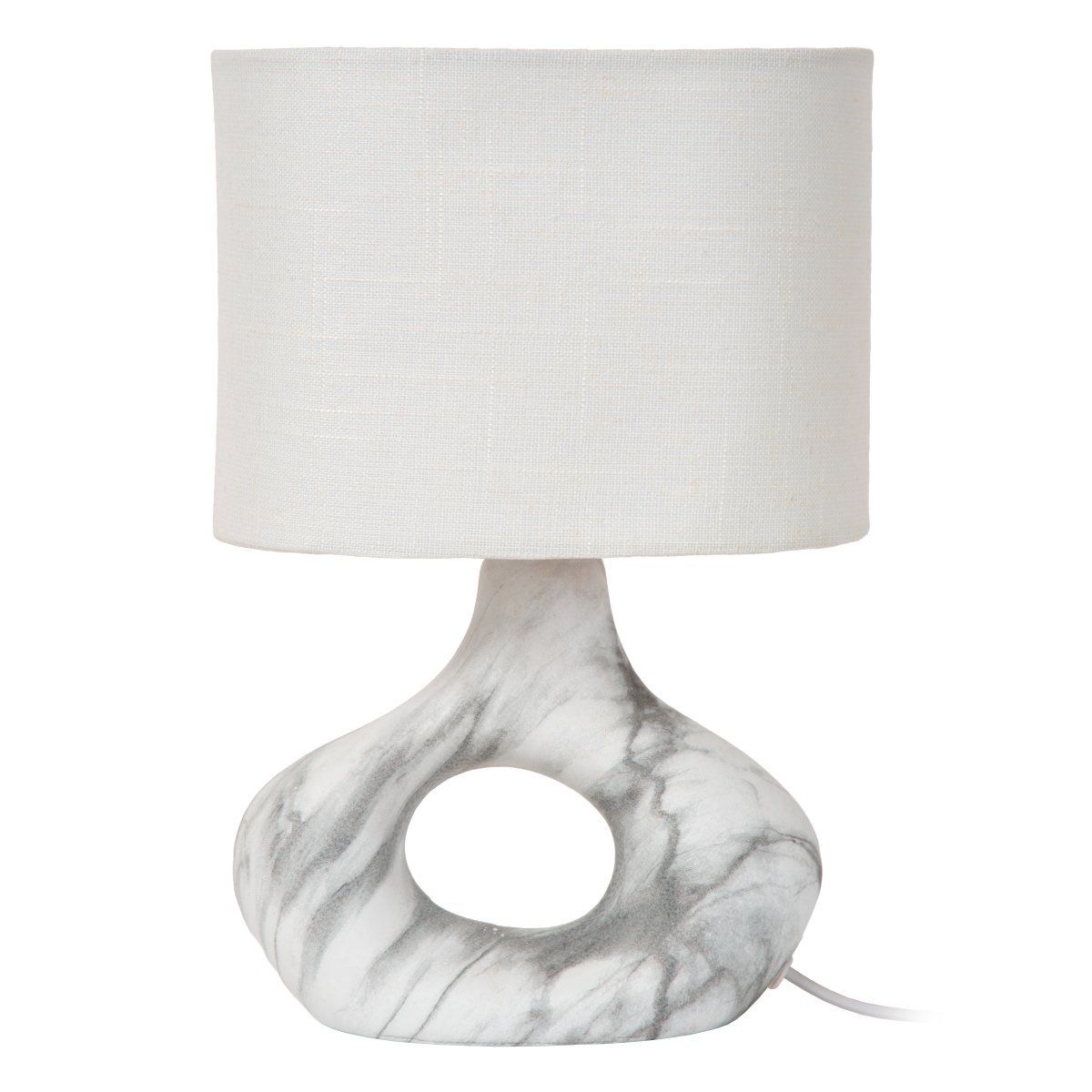 Tomeo 30cm Hvit bordlampe Fra Lucide - Tomeo passer like godt på et sidebord som i et vindu eller på et skrivebord.