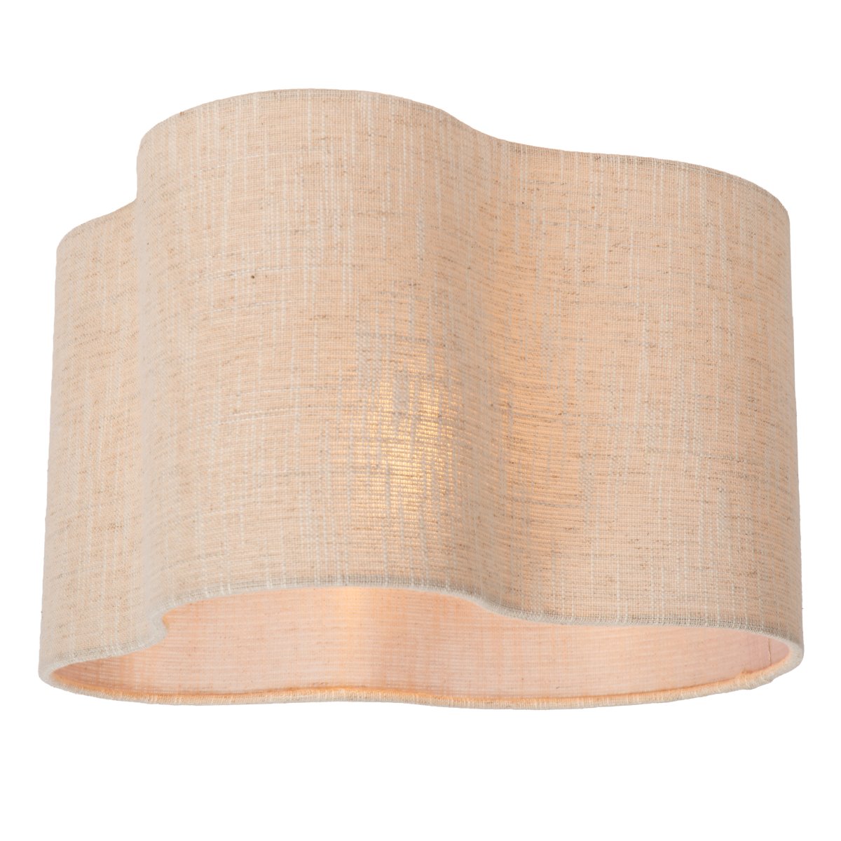 Chantal Ø40 Beige plafond Fra Lucide - Chantal er en myk og innbydende taklampe med en organisk form som gir rommet et harmonisk uttrykk.
