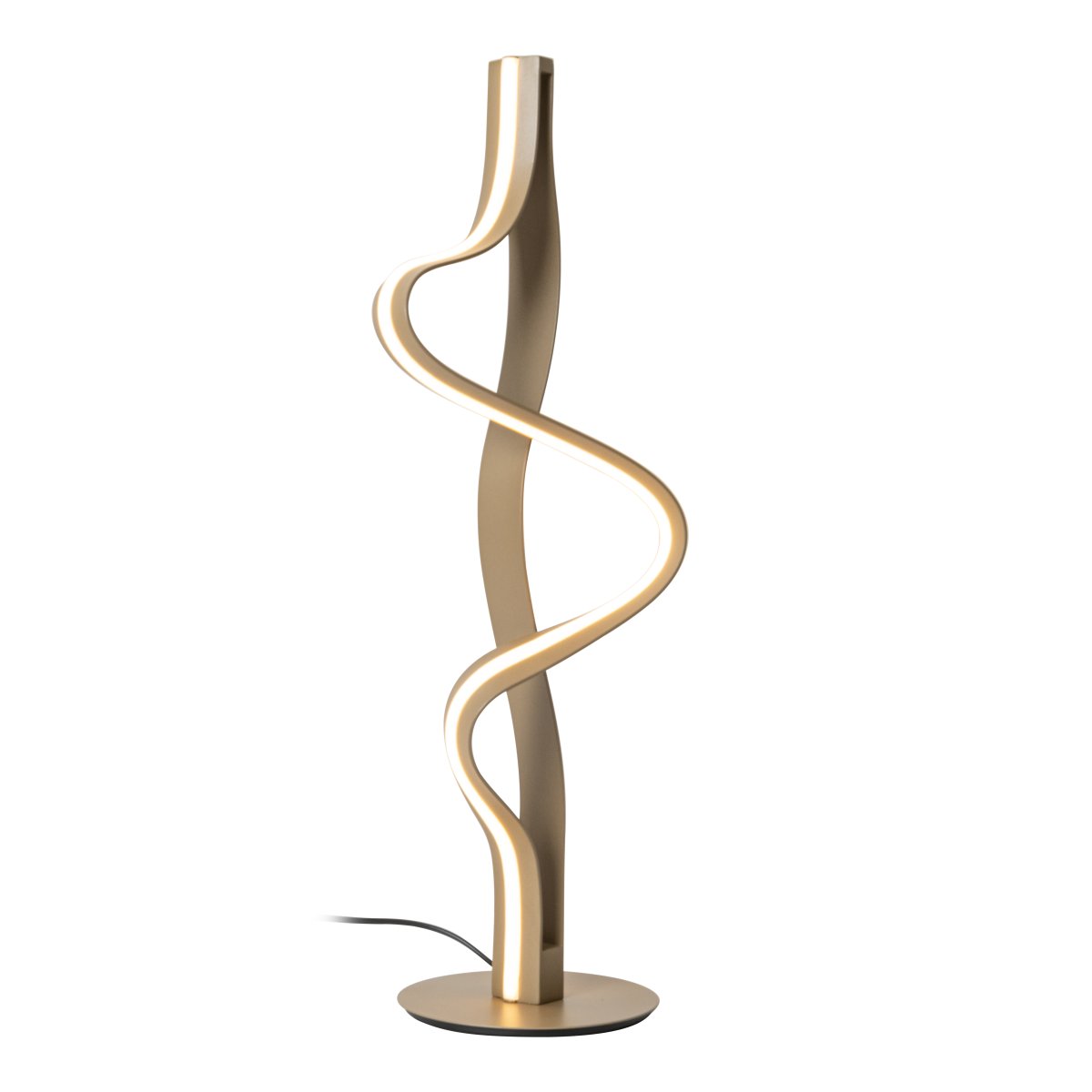 Lambada 60cm Champagne bordlampe Fra Lucide - Plasser Lambada i stuen hvor den fungerer b&aring;de som stemningsbelysning og som en dekorativ interi&oslash;rdetalj med en moderne karakter.