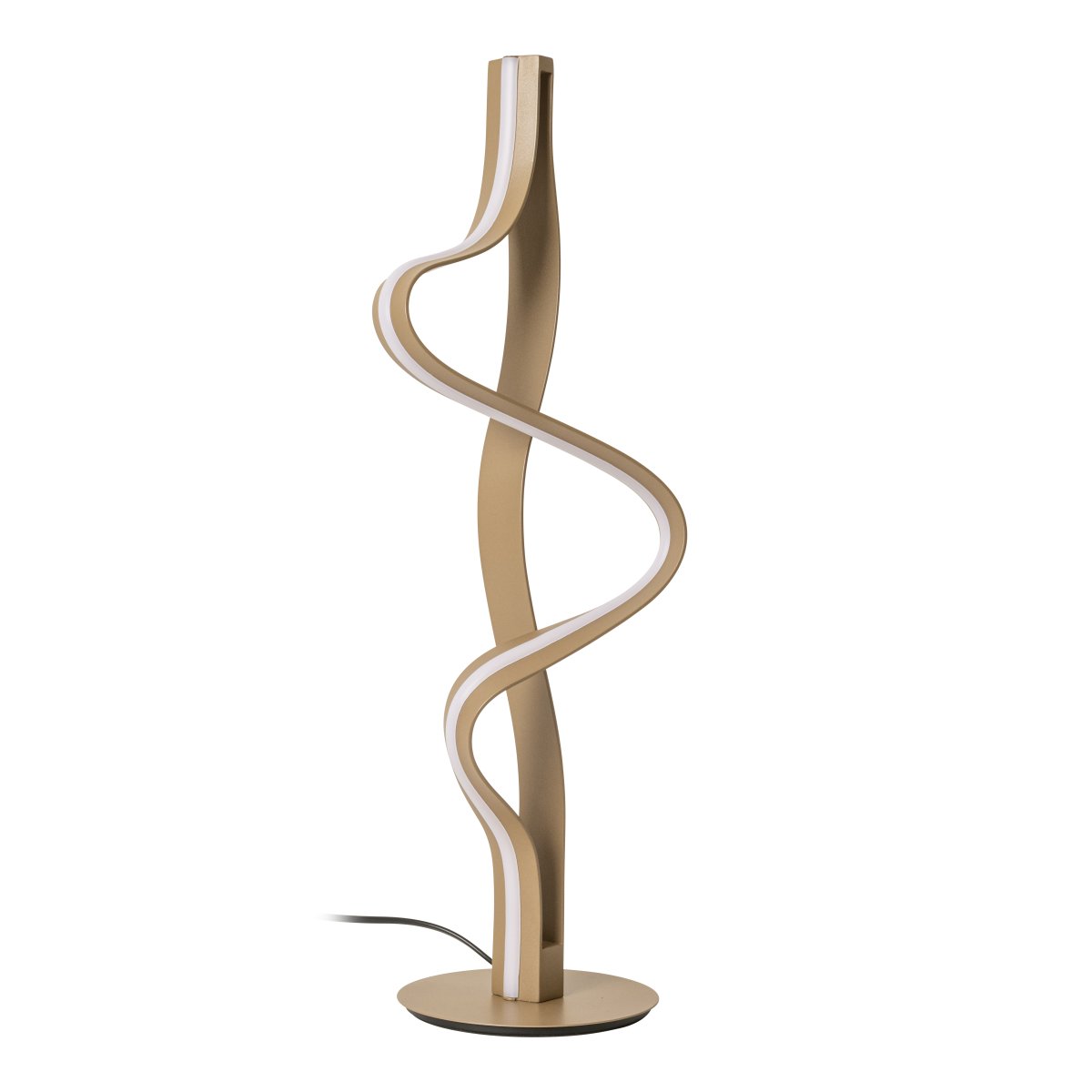 Lambada 60cm Champagne bordlampe Fra Lucide - Plasser Lambada i stuen hvor den fungerer b&aring;de som stemningsbelysning og som en dekorativ interi&oslash;rdetalj med en moderne karakter.