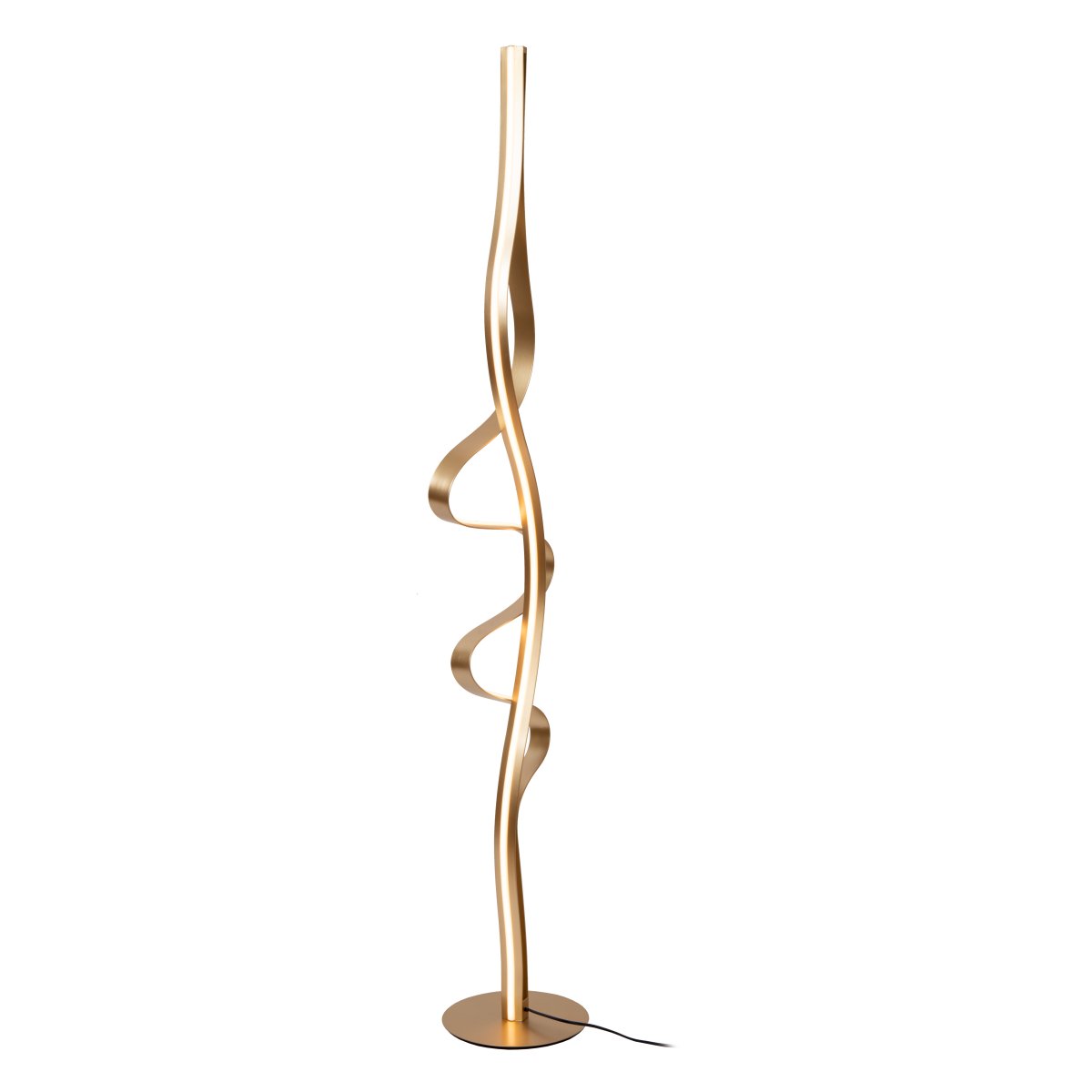 Lambada Gull gulvlampe Fra Lucide - Lambada er en original gulvlampe som skaper b&aring;de atmosf&aelig;re og stil i hjemmet.