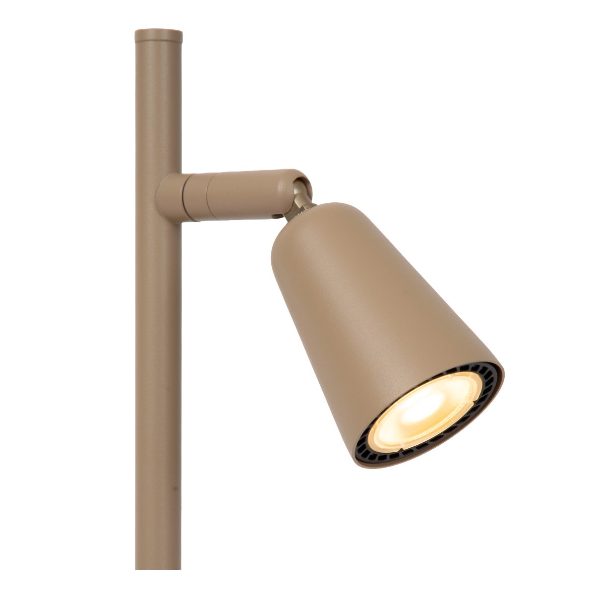 Tiana 46cm Beige skrivebordslampe Fra Lucide - Tiana-skrivebordslampen er en stilig og funksjonell bordlampe i beige metall med et bevegelig lampehode som gj&oslash;r det enkelt &aring; rette lyset dit du trenger det.