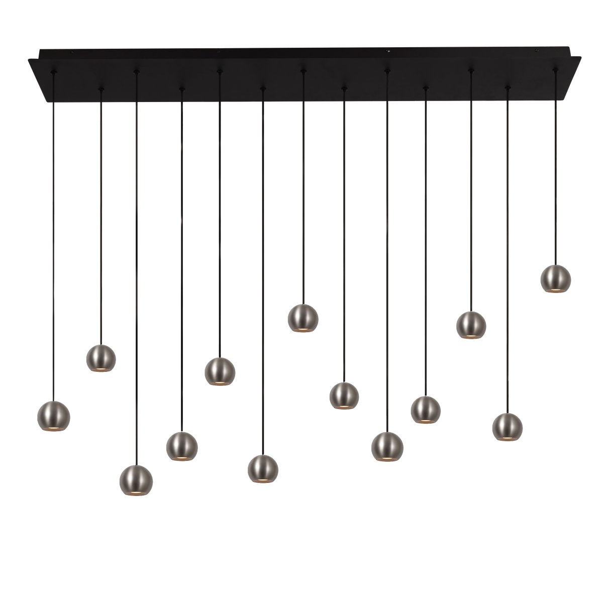 Montana 130cm Grå Taklampe Fra Lucide - Plasser Montana over spisebordet eller kjøkkenet for å kombinere kraftig belysning med tidløst design – en lampe som skal forsterke atmosfæren og bli rommets naturlige midtpunkt.