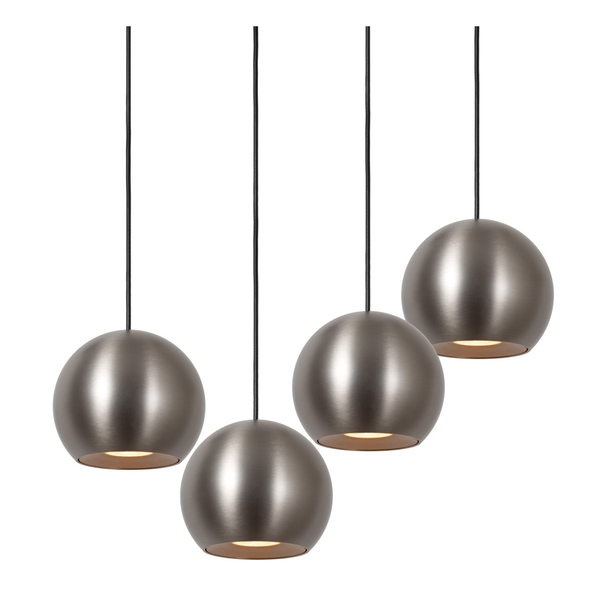 Montana 130cm Grå Taklampe Fra Lucide - Plasser Montana over spisebordet eller kjøkkenet for å kombinere kraftig belysning med tidløst design – en lampe som skal forsterke atmosfæren og bli rommets naturlige midtpunkt.