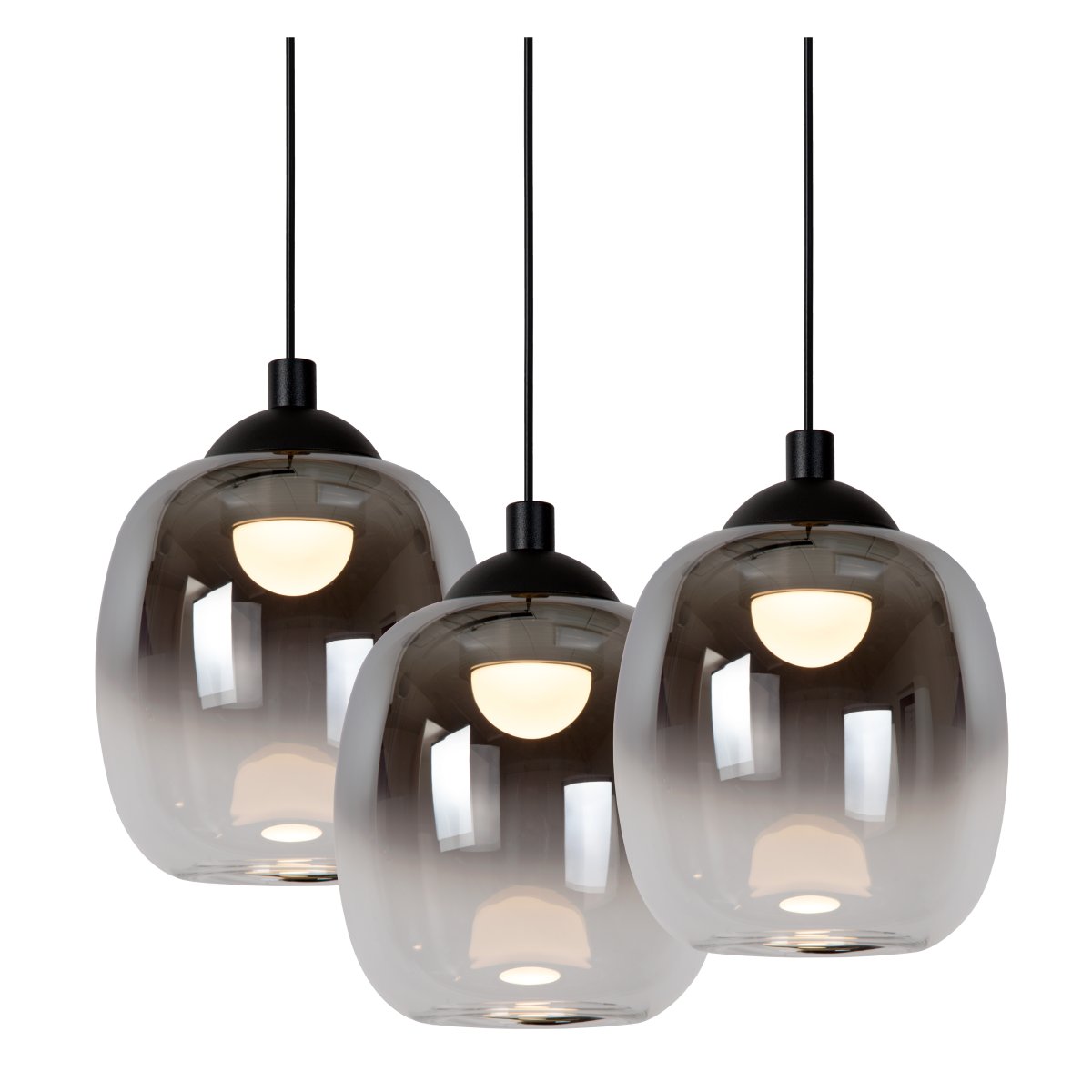 Tamino 127cm Røykfarget Taklampe Fra Lucide - Tamino er en elegant pendellampe som forbedrer atmosfæren i ethvert moderne hjem.
