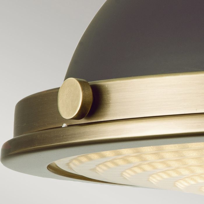 Amelia Ø32 Bronse/messing plafond Fra Elstead Lighting - 