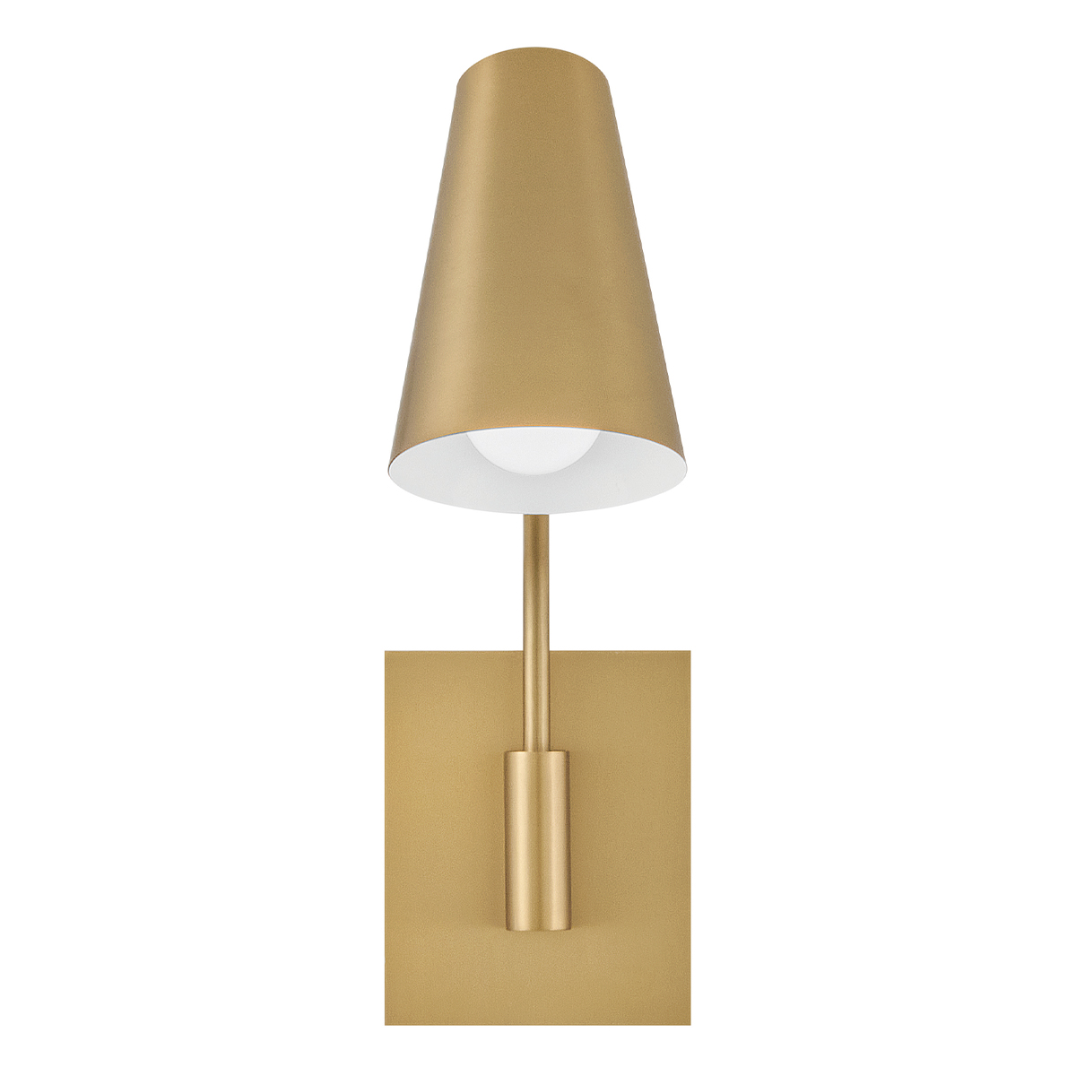 Bray 42cm Messing leselampe Fra Elstead Lighting - Bray har ogs&aring; en diskret integrert str&oslash;mbryter som gj&oslash;r det enkelt &aring; sl&aring; lampen av og p&aring; direkte p&aring; lampen.