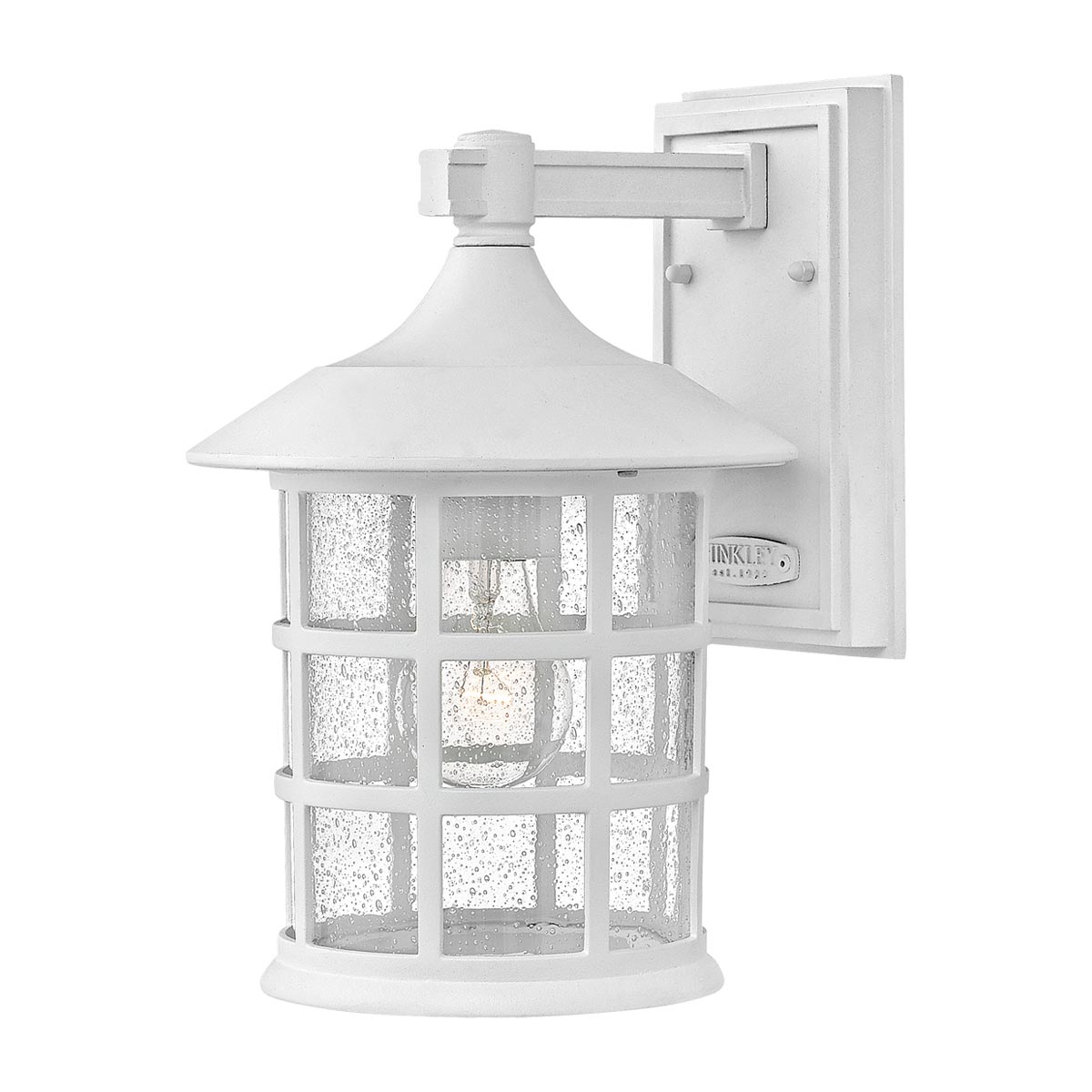 Freeport 30cm Hvit utendørslampe Fra Elstead Lighting - Med en IP44-klassifisering er Freeport beskyttet mot regn og fuktighet, noe som gjør den ideell for innganger, fasader og uteplasser.
