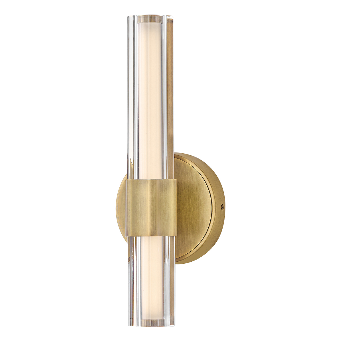 Georgette 35cm Messing baderomslampe Fra Elstead Lighting - Georgette er en elegant vegglampe til badet med et dekorativt og symmetrisk design.