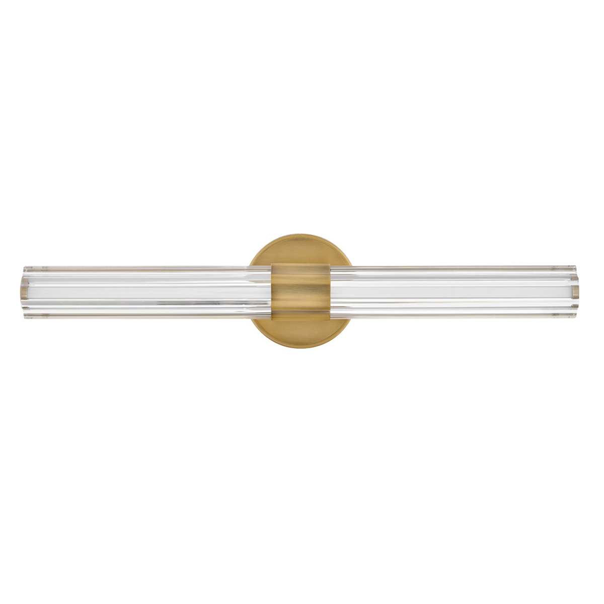 Georgette 60cm Messing baderomslampe Fra Elstead Lighting - Georgette er en elegant vegglampe til badet med et dekorativt og symmetrisk design.