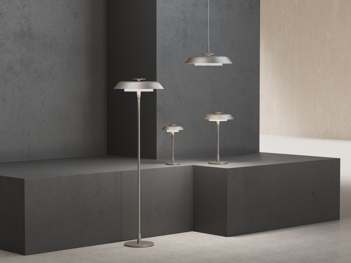 Horisont 36cm Champagne bordlampe Fra Belid - 