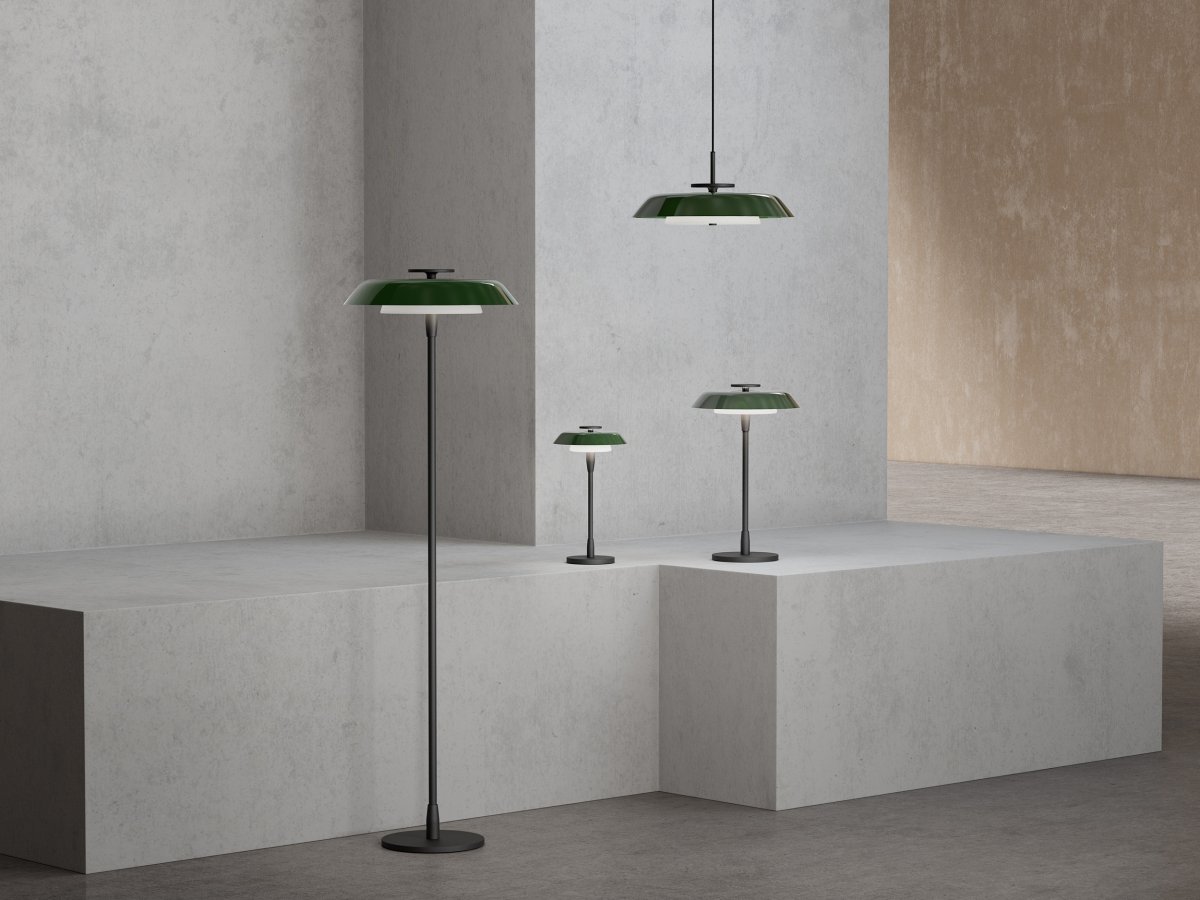 Horisont 36cm Skoggrønn bordlampe Fra Belid - 