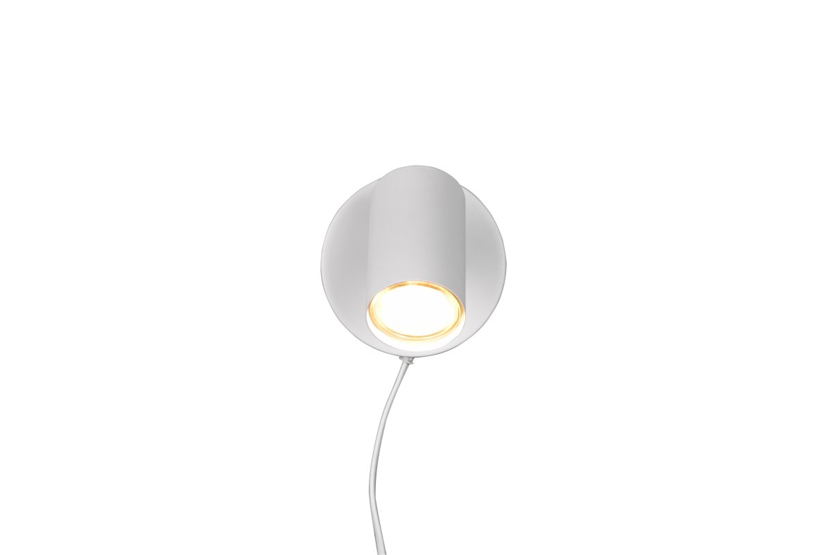 Marlina Hvit leselampe Fra Trio Lighting - Den moderne veggspotten MARLEY tilbyr skreddersydd belysning for stuen eller gangen med sin rene design.