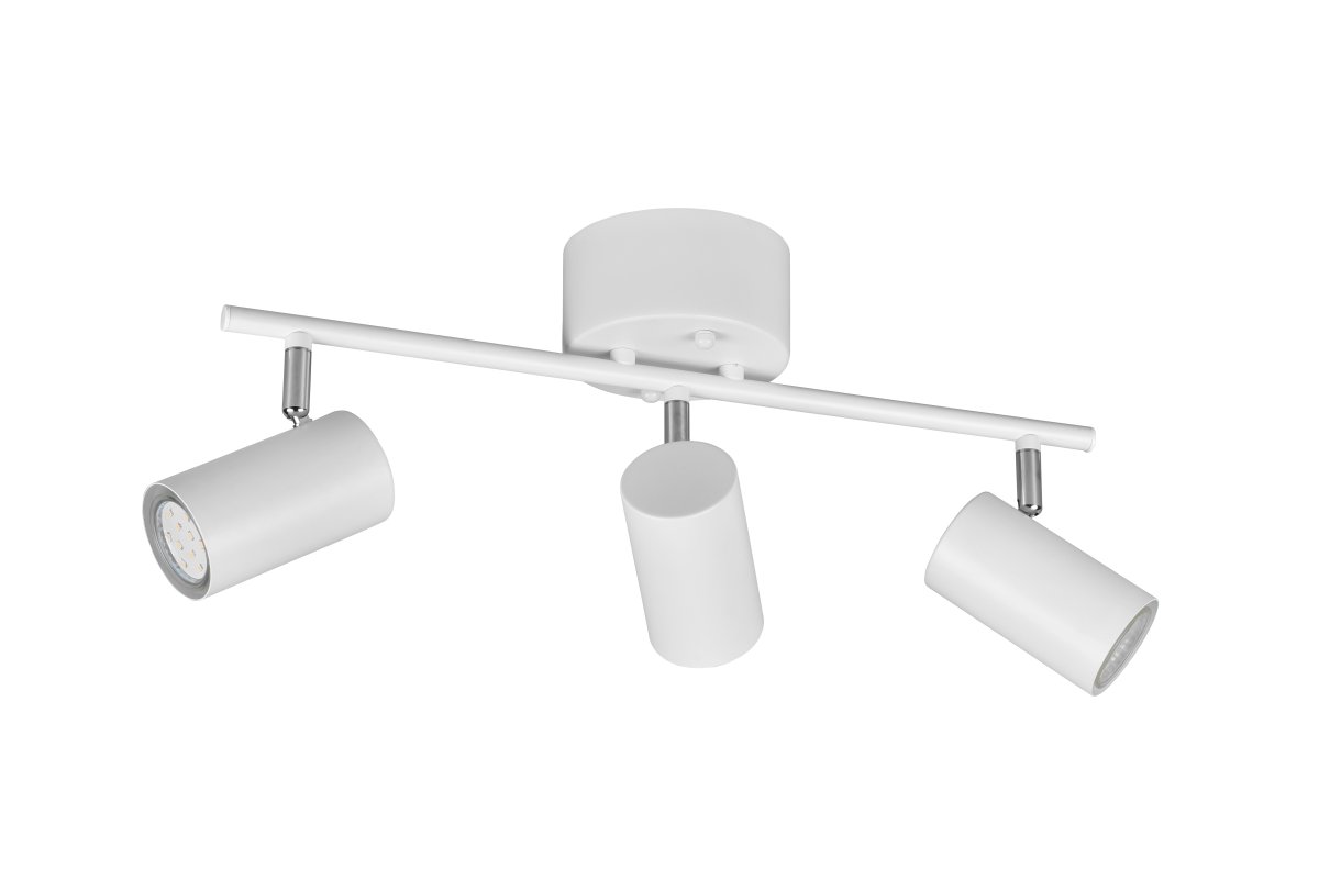 Marlina 3 Hvit spotlight Fra Trio Lighting - Den moderne taklampen MARLEY med 3 lys tilbyr tilpasset belysning i stuen eller gangen.