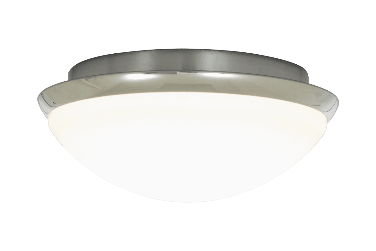 Siracusa Ø25 Hvit baderomslampe Fra Aneta Lighting - Lampen monteres med skruer i tak og strømtilkobling med fast montering.
