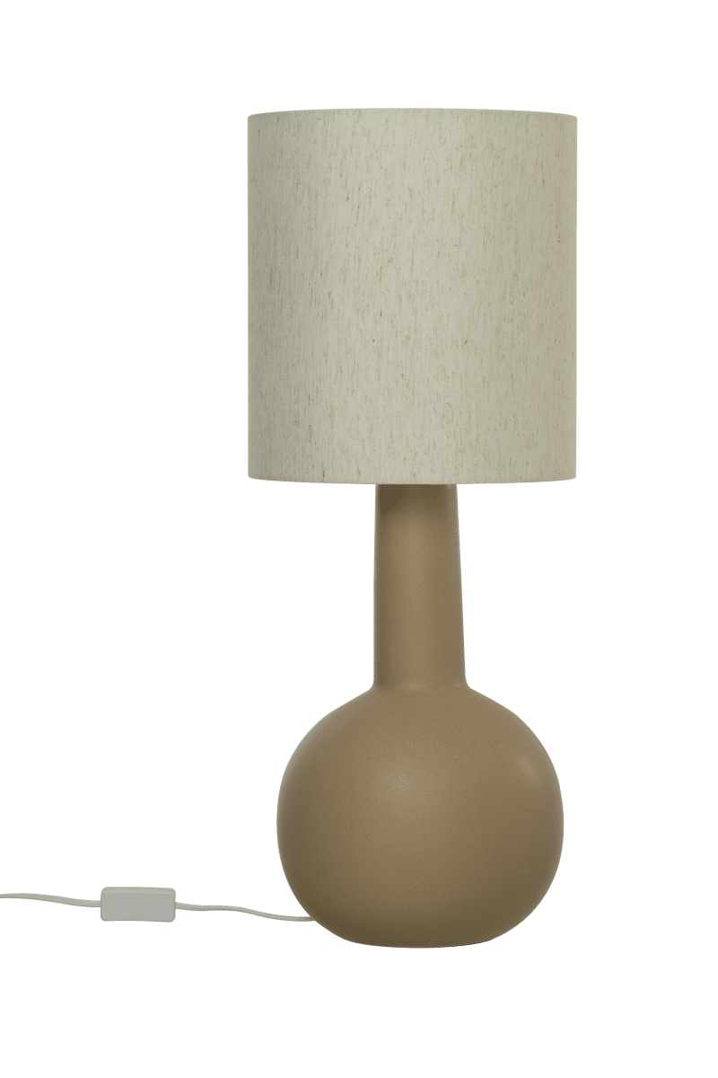 Eleana 74cm Brun bordlampe Fra Aneta Lighting - Eleana bordlampe er en elegant og tidløs lampe som passer perfekt i hjemmet ditt.