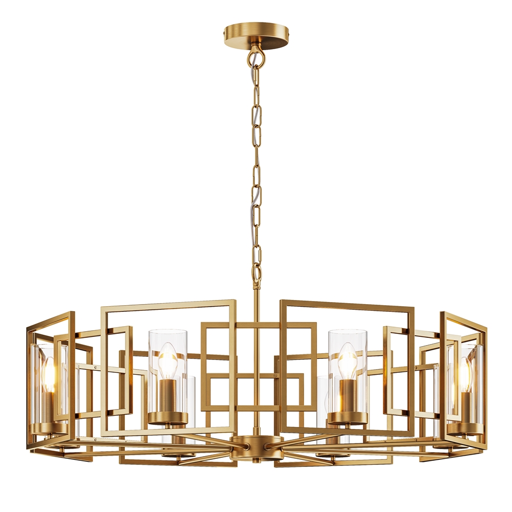 Bowi Ø88 Gull Taklampe Fra Maytoni - Bowi er en elegant metalllysekrone med en sofistikert gullfinish.