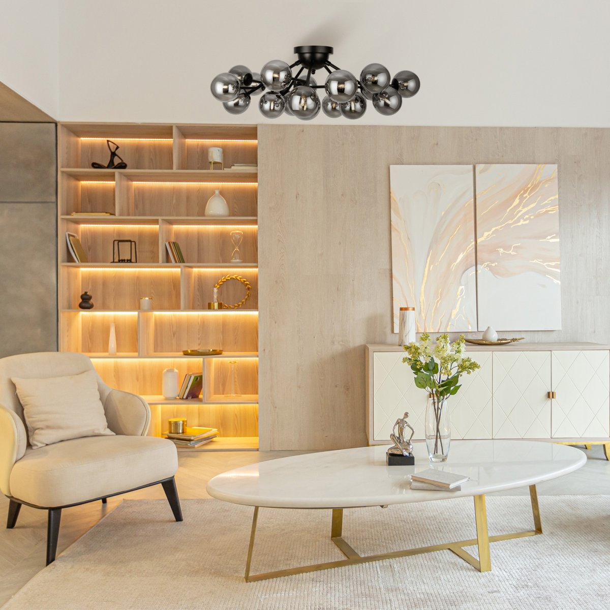 Dallas 20 Svart plafond Fra Maytoni - 