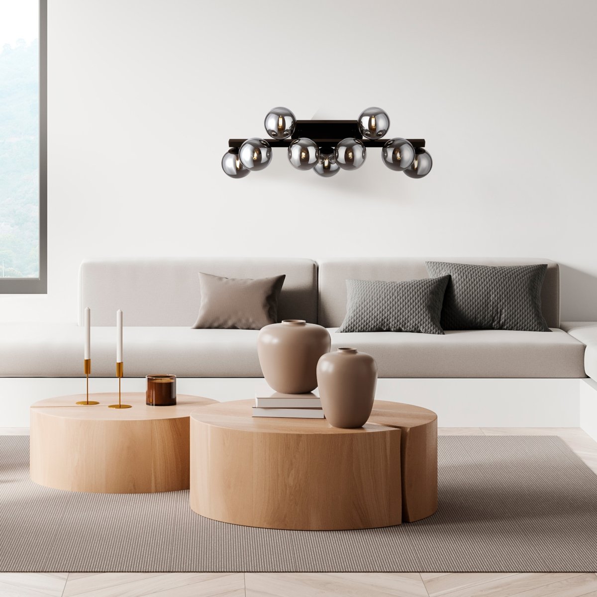 Dallas 65cm Svart vegglampe Fra Maytoni - Skap en sofistikert og innbydende atmosfære med Dallas, en lampe som lyser opp hjemmet ditt med klasse og finesse.
