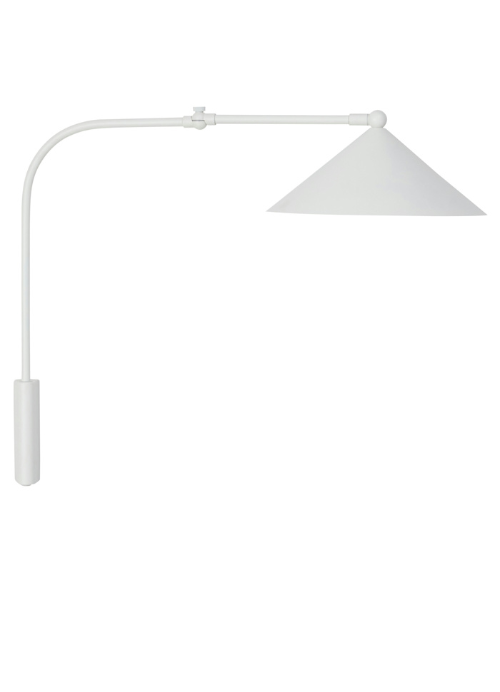 Kasa 60cm Hvit vegglampe Fra OYOY - Bruk Kasa som nattbordslampe, som arbeidsbelysning på kontoret eller som et dekorativt lyspunkt i stuen – lampen skaper alltid den rette atmosfæren.