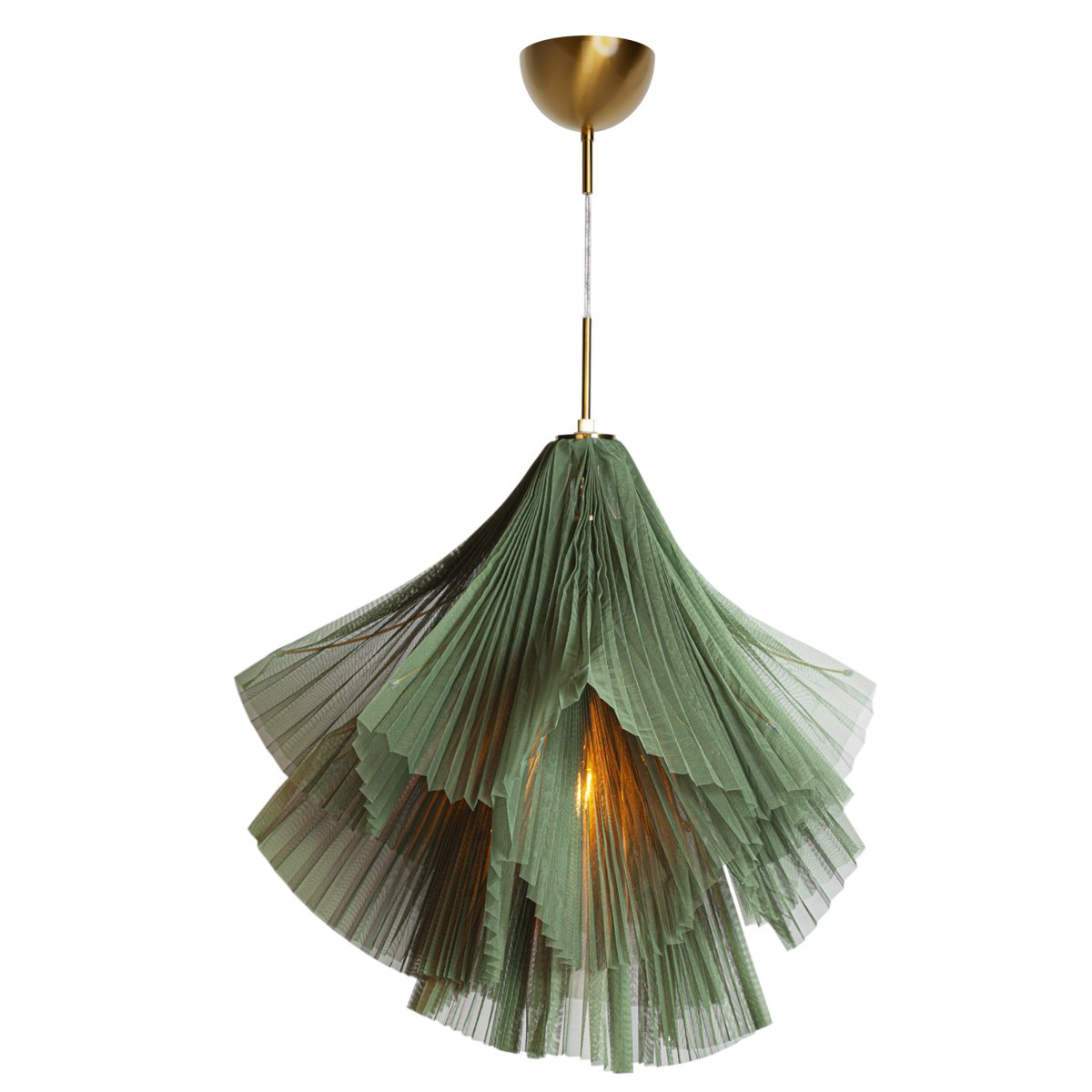 Juliette Ø75 Grønn Taklampe Fra By Rydéns - Takket v&aelig;re sin unike form og elegante detaljer er Juliette et utmerket valg for de som &oslash;nsker en taklampe som b&aring;de er vakker og gir den rette f&oslash;lelsen i rommet.