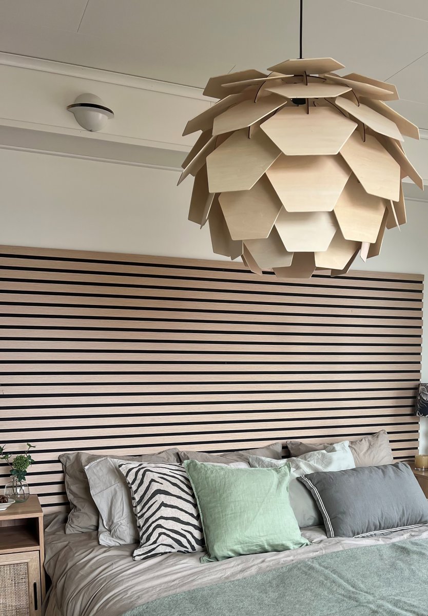 Carpatica Ø60 Natur Taklampe Fra Aneta Lighting - Lampen er justerbar i høyden, minimum totalhøyde er 60 cm og maksimum er 280 cm.