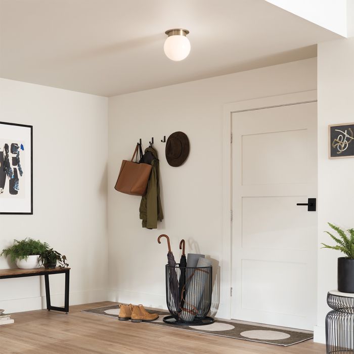 Albers Ø20 Messing plafond Fra Elstead Lighting - Albers taklampe gir et vakkert og jevnt lys, enten alene eller flere sammen.