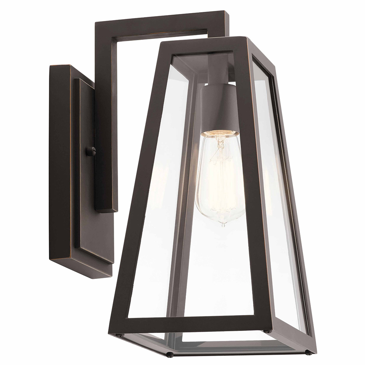 Delison Bronse utendørslampe Fra Elstead Lighting - Delison vegglampe har et minimalistisk design som er perfekt for rustikke eller moderne hyttestiler.
